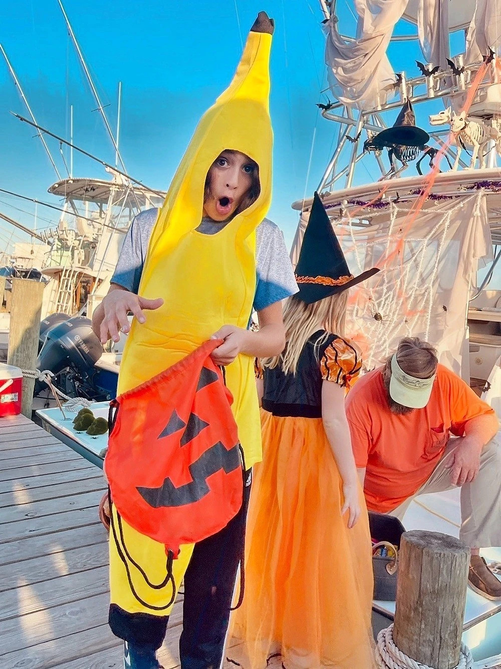 Title: Rasta Imposta Kids Banana Costume One-Piece Halloween Size 7-10 Yellow Un